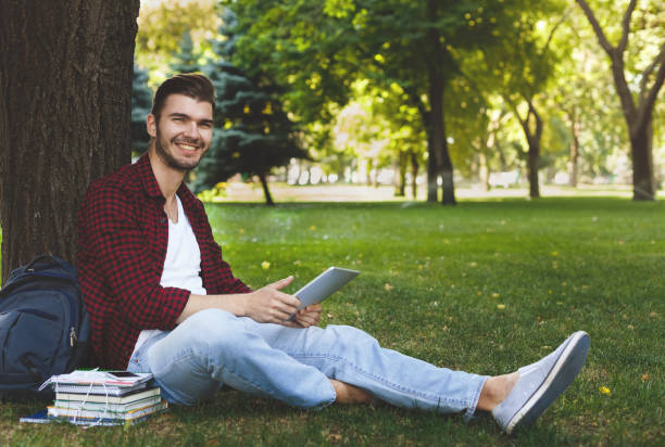 istock Young student preparing for exams outdoors 942237814