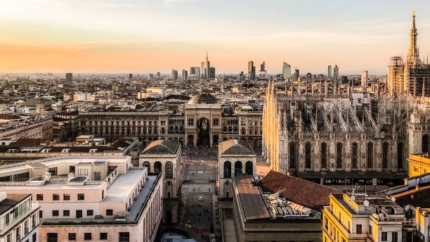 istock The Duomo and the Milan skyline from terrazza Martini 942238662