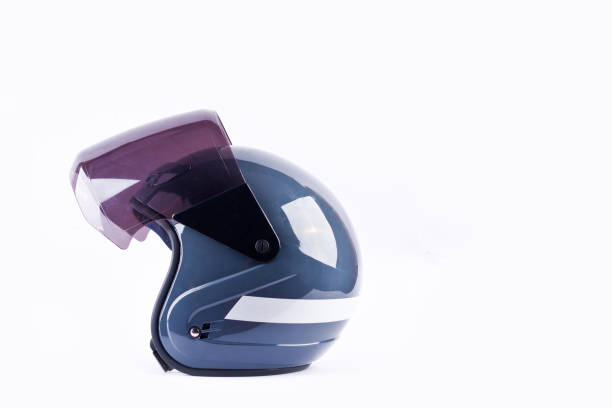 istock blue motorcycle helmet side view on white background helmet safety object isolated 942241946