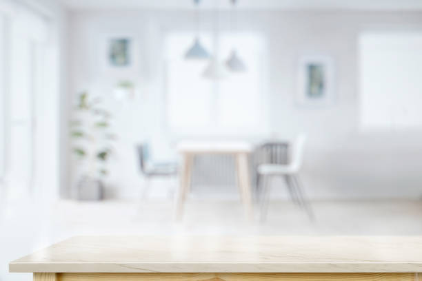 istock Marble board empty table in living room background 942243002