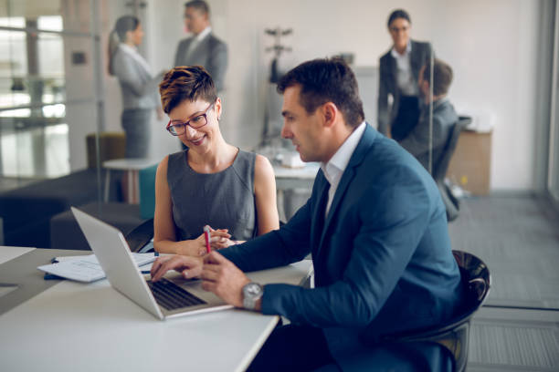 istock Successful business is all about teamwork and technology 942246426