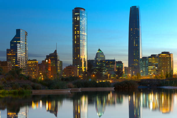 istock Skyline of buildings at Las Condes district 942246576