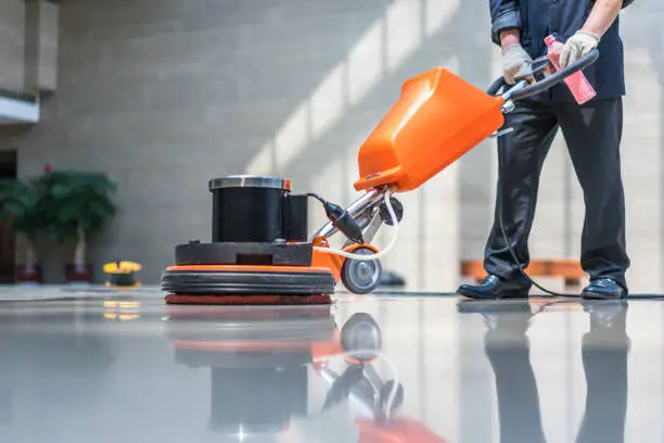 Photo of floor care machine