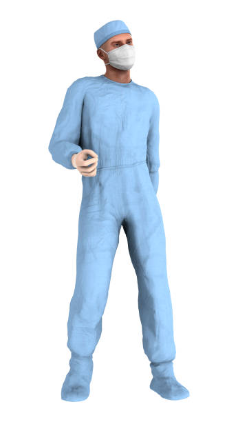 istock 3D illustration male doctor on white 942256362
