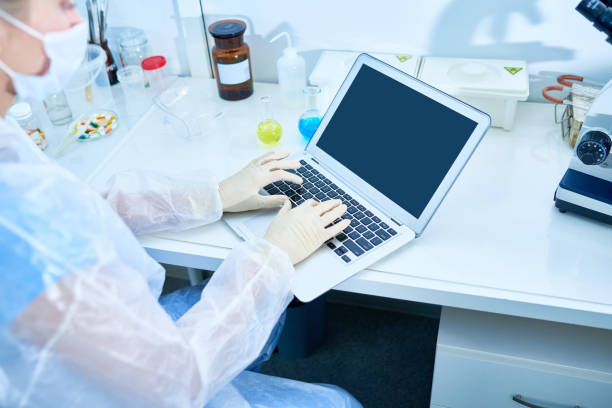 istock Busy researcher typing scientific article 942261682