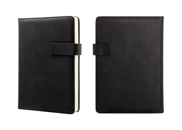 istock Black book isolated on white background. Blank book cover for design. ( Clipping path ) 942261754