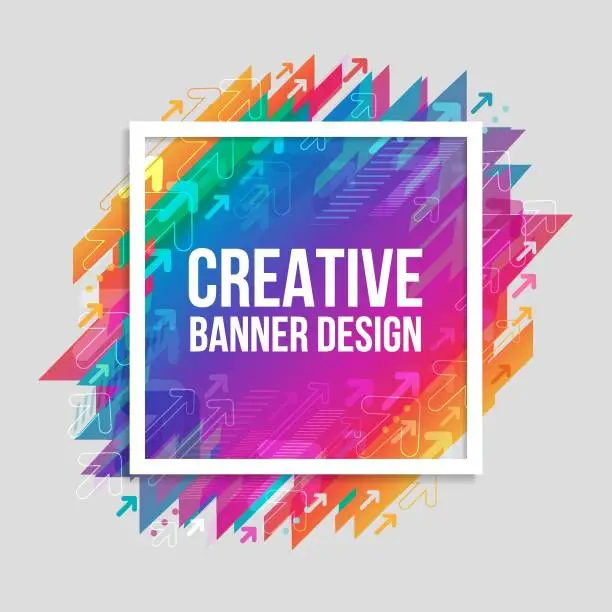 Vector illustration of Creative Banners