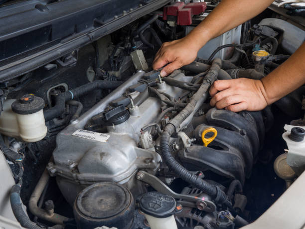 istock Car mechanic working in auto repair service 942265900