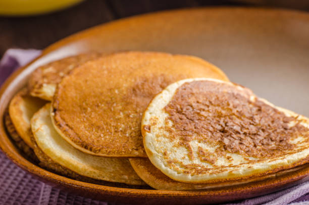 istock Chocolate banana pancakes 942266690