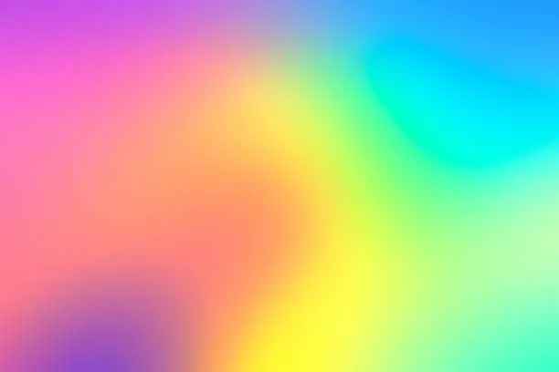 Holographic neon background. Abstract blurred holographic wallpaper background.