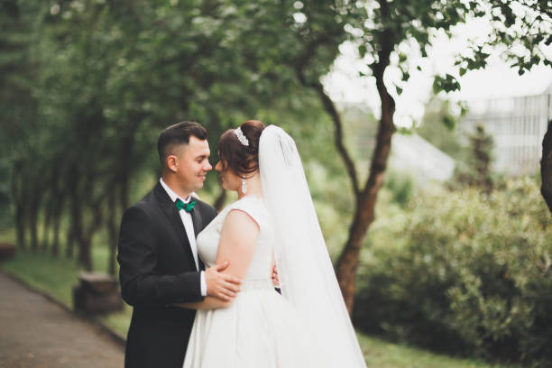istock Wedding couple bride and groom holding hands 942297680