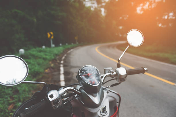 istock Vintage tone of Motorcycle on road. 942306432