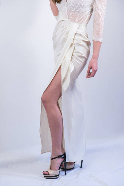 istock Lady in Dress in Studio 942318532
