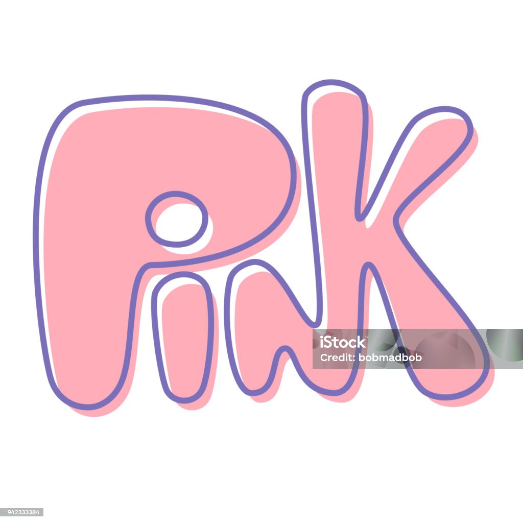 Pink Key Words Pink Stock Illustration - Download Image Now - Art, Clothing ...