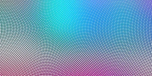 Vector illustration of Halftone spotted background