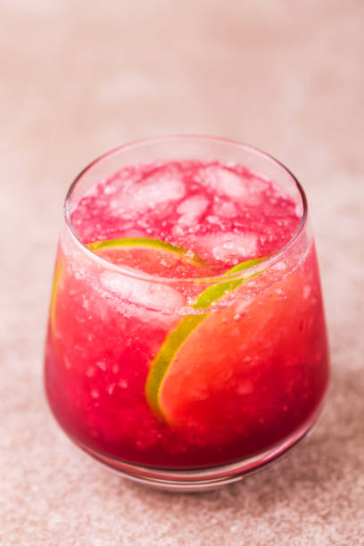 istock Alcoholic cocktail sour cherry gin or porch crawler. Lemonade. 942345124