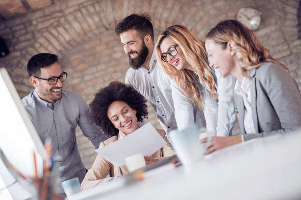 istock Business coworkers discussing new ideas 942354352
