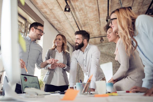 istock Business coworkers discussing new ideas 942354524