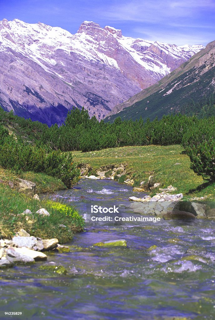 Paesaggio di montagna - Foto stock royalty-free di Acqua