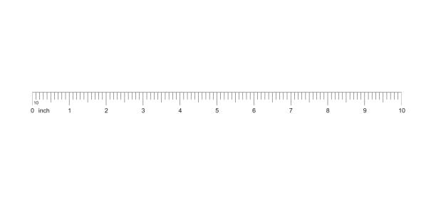 istock Ruler 10 inch. Measuring tool. Ruler Graduation. Ruler grid 10 inch. Size indicator units. Metric inch size indicators. 942360940