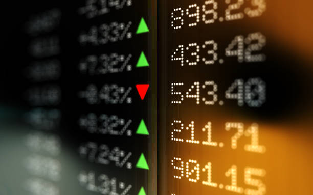 istock Financial and Technical Data Analysis Graph Showing Stock Market Trends 942364446