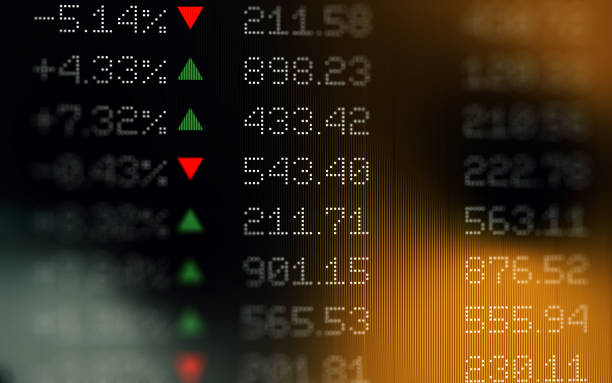 istock Financial and Technical Data Analysis Graph Showing Stock Market Trends 942365094