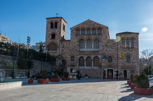 Saint Demetrius Basilica in Thessaloniki, Greece.