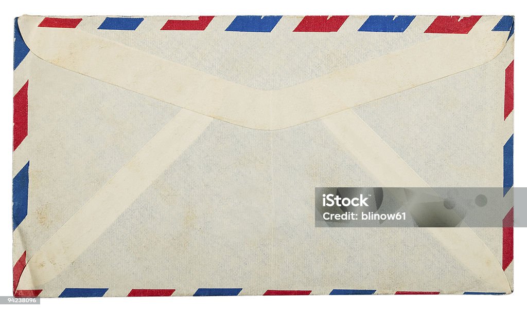 Vintage airmail конверт - Стоковые фото Авиапочта роялти-фри