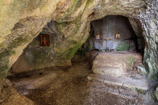 istock The cave of St. John Casian 942384232