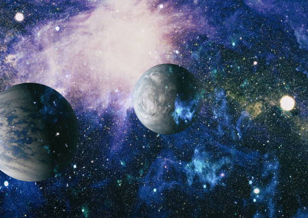 istock Fiery explosion in space. Abstract illustration of universe. Elements of this image furnished by NASA 942393708