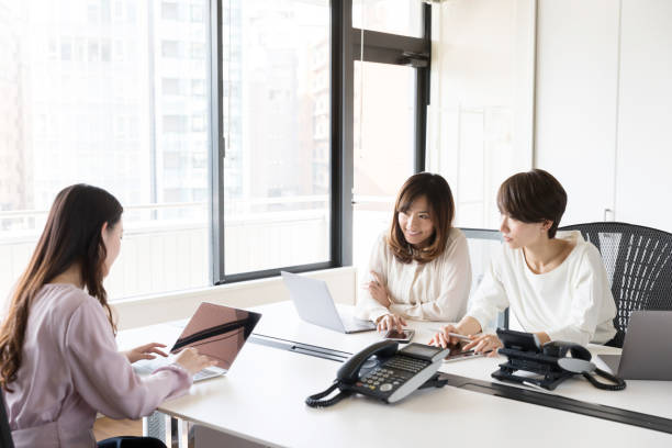 istock asian businesswomen working in office 942417190
