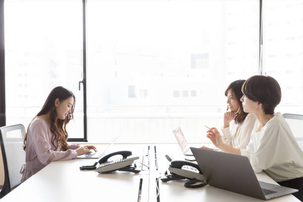 istock asian businesswomen working in office 942417204