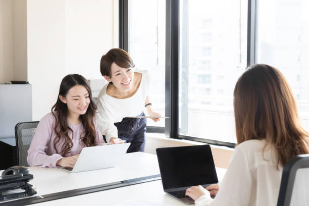 istock asian businesswomen working in office 942417216