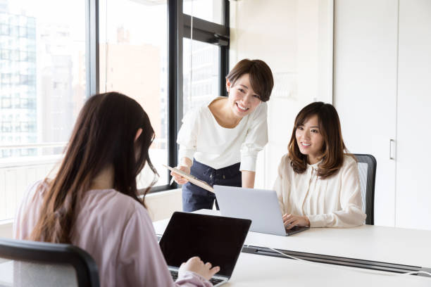 istock asian businesswomen working in office 942417230