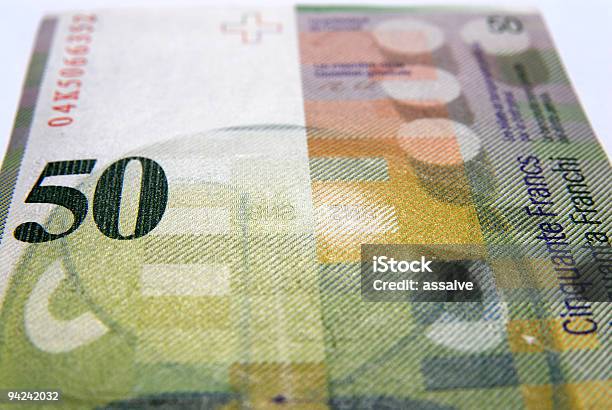 Fifty Swiss Francs Currency Stock Photo - Download Image Now - Number 50, Swiss Coin, Swiss Currency