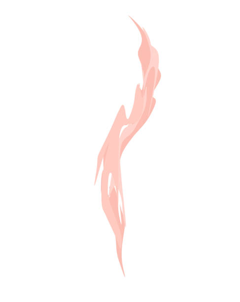 istock Smoke red Acidic isolated. Chemical evaporation. Vector illustration 942420408