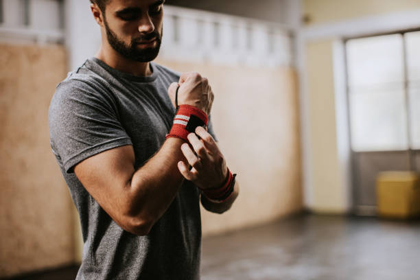 istock Tying Up Sports Glove 942429774