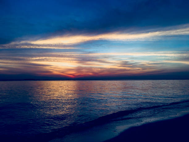 istock Beautiful Sunset at Maldives 942435968