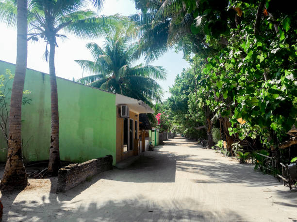 istock Village on Maldives Island 942436388