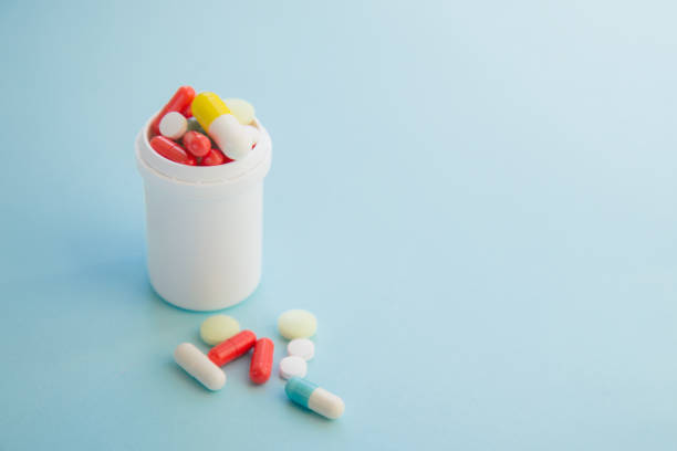istock Assorted pharmaceutical medicine pills, tablets and capsules and 942440880