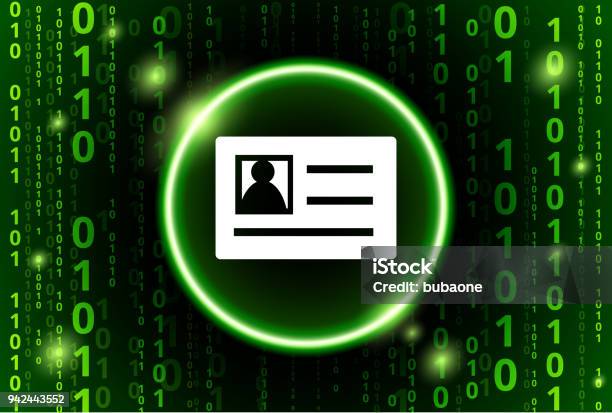 Photo Id Binary Code Vector Pattern Background Stock Illustration ...
