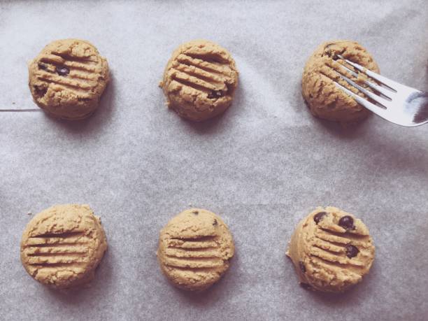 istock Peanut butter chocolate chip cookies 942444268