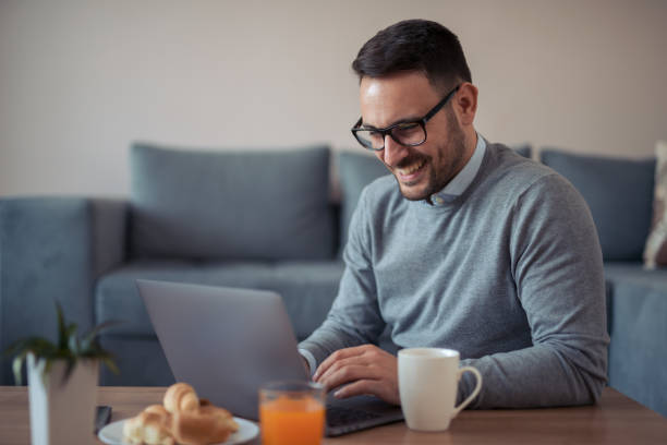 istock Business,home, people and technology concept 942445044