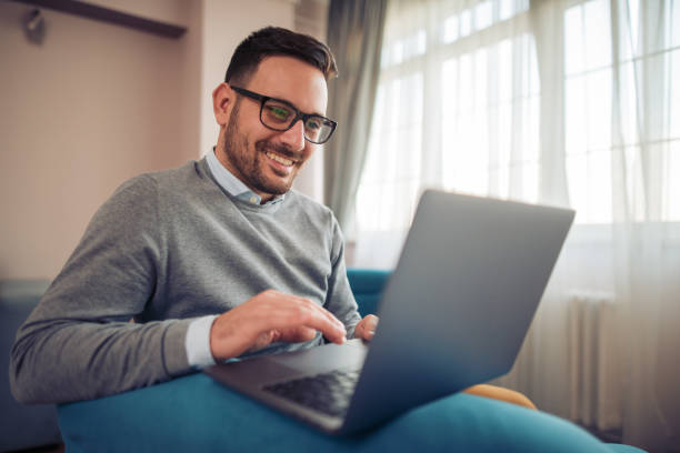 istock Business,home, people and technology concept 942445164