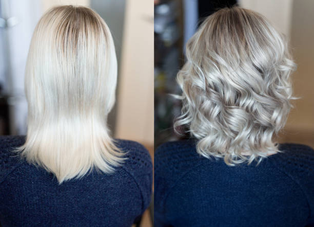 istock before an after hair blond color 942458804