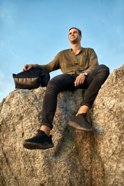 istock Traveler relaxing outdoors 942469350