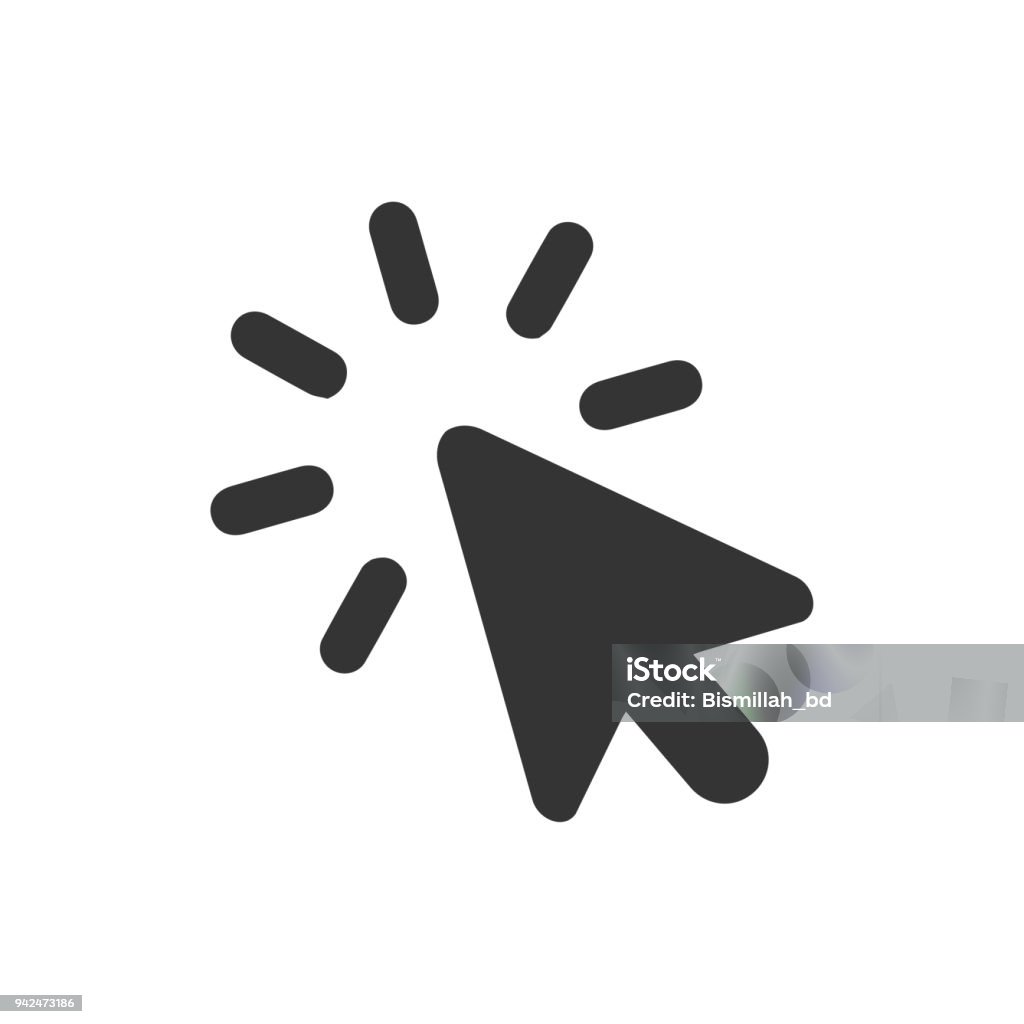 Pay per Click Icon Beautiful, meticulously designed Icon. Perfect for use in designing and developing websites, printed materials, presentations, Promotional Materials, Illustrations, Infographics or any type of design projects Icon Symbol stock vector