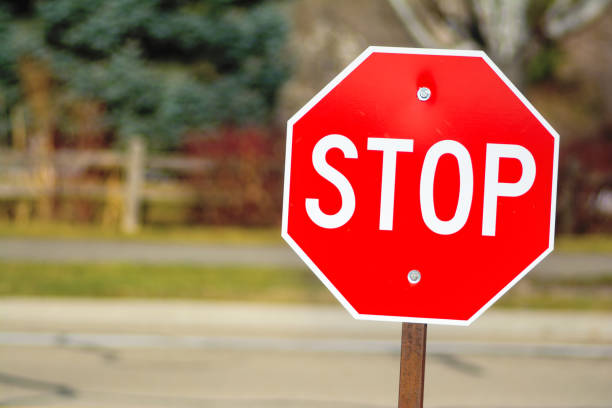 istock Stop Sign Outdoors 942480754
