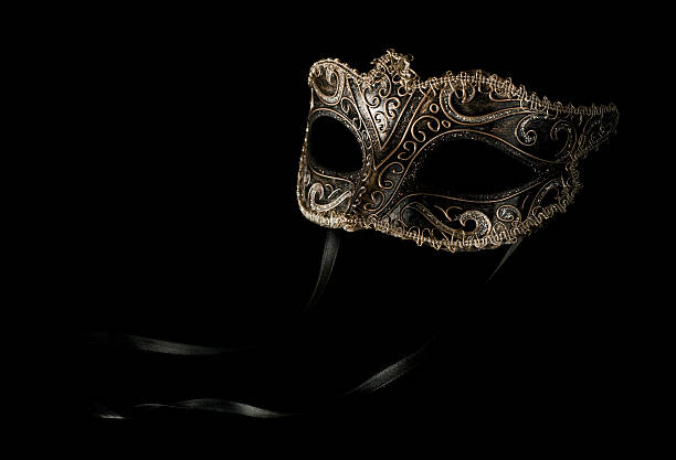 istock carnival mask isolated on black with stripe 94248629