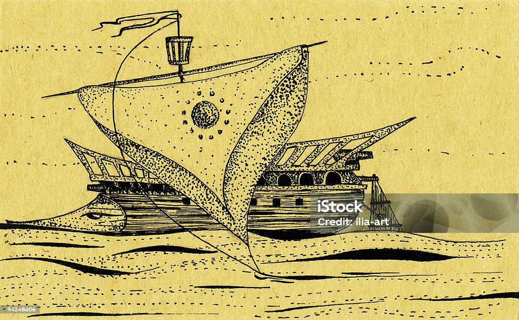 fantasy bateau de - Illustration de Art libre de droits